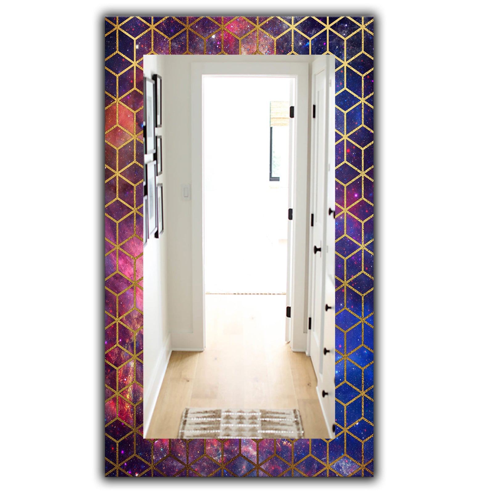 Capital Gold Honeycomb 8 - Modern Mirror - Frameless Vanity Mirror