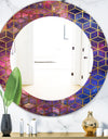 Capital Gold Honeycomb 8 - Modern Mirror - Frameless Oval or Round Wall Mirror