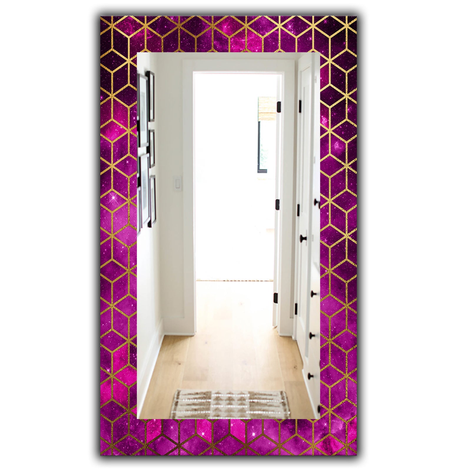 Capital Gold Honeycomb 10 - Modern Mirror - Vanity Mirror