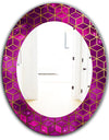 Capital Gold Honeycomb 10 - Modern Mirror - Oval or Round Wall Mirror