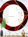 Capital Gold Honeycomb 12 - Modern Mirror - Frameless Contemporary Oval or Round Bathroom Mirror