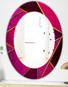 Capital Gold Honeycomb 2 - Modern Mirror - Oval or Round Wall Mirror