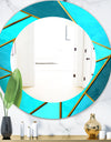 Capital Gold Honeycomb 3 - Modern Mirror - Oval or Round Wall Mirror