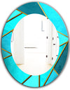 Capital Gold Honeycomb 3 - Modern Mirror - Oval or Round Wall Mirror