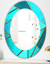 Capital Gold Honeycomb 3 - Modern Mirror - Oval or Round Wall Mirror
