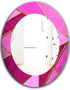 Capital Gold Honeycomb 4 - Modern Mirror - Oval or Round Wall Mirror