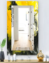 Marbled Yellow 1 - Modern Mirror - Frameless Wall Mirror