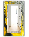 Marbled Yellow 3 - Modern Mirror - Wall Mirror
