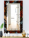 Old School Tattoo Pattern - Modern Mirror - Frameless Wall Mirror