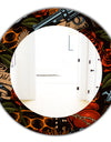 Old School Tattoo Pattern - Modern Mirror - Frameless Oval or Round Wall Mirror