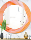 Marbled Geode 10 - Mid-Century Modern Mirror - Frameless Oval or Round Bathroom Mirror