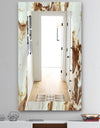 Natural Onyx Texture - Mid-Century Mirror - Vanity Mirror