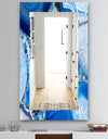Marbled Geode 11 - Mid-Century Mirror - Frameless Wall Mirror