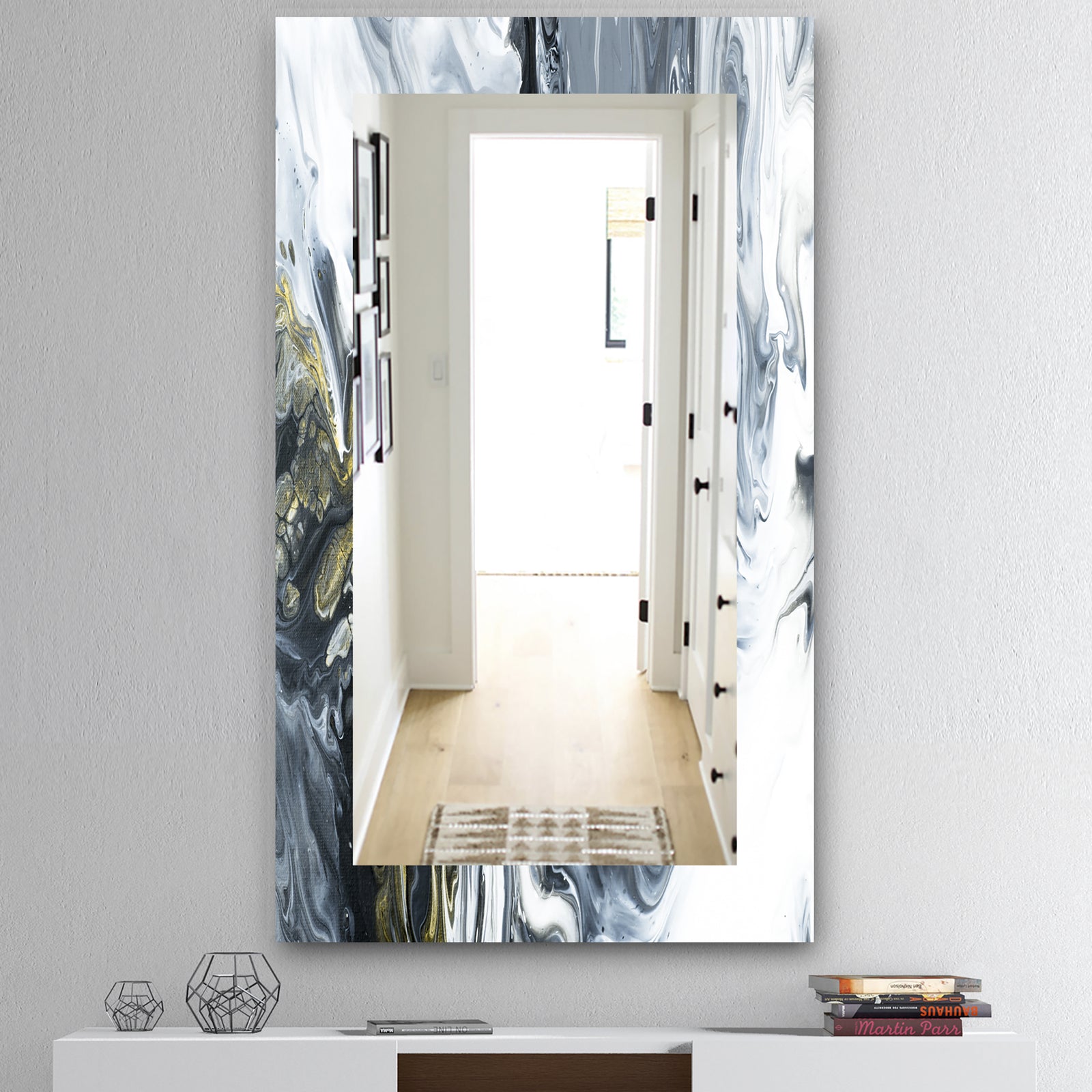 Porch & Den 'Marbled Geode 13 - Mirror