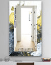 Marbled Yellow 7 - Mid-Century Mirror - Wall Mirror