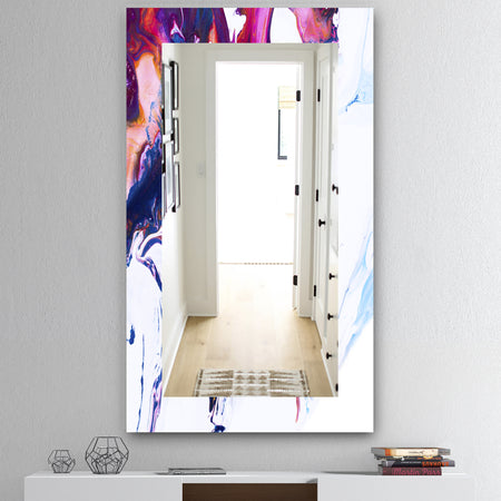 Marbled Geode 15 - Mid-Century Mirror - Wall Mirror