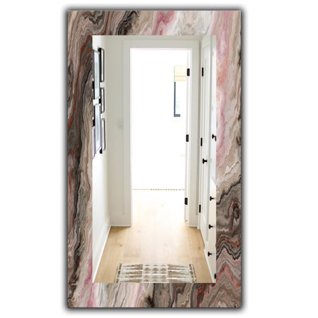 Marbled Geode 17 - Mid-Century Mirror - Wall Mirror
