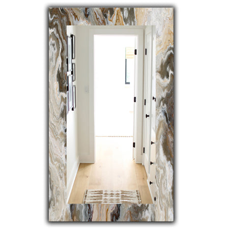 Onyx Detail Composition - Mid-Century Mirror - Wall Mirror