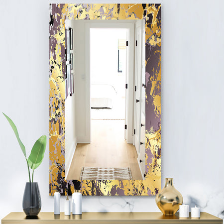 Marbled Marvelous 1 - Modern Mirror - Frameless Contemporary Bathroom Mirror