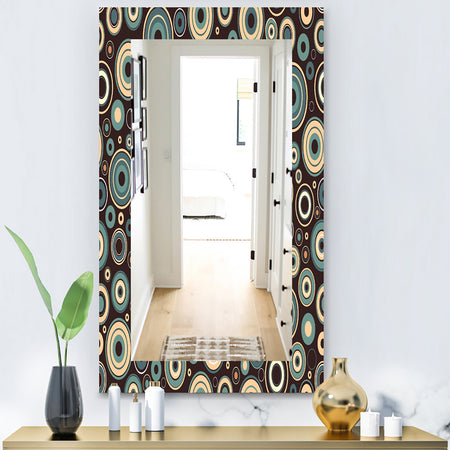Circular Dance 9 - Bohemian & Eclectic Mirror - Modern Wall Mirror