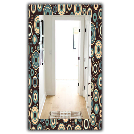 Circular Dance 9 - Bohemian & Eclectic Mirror - Modern Wall Mirror