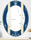 Luxury Lace Design - Mid-Century Mirror - Oval or Round Wall Mirror