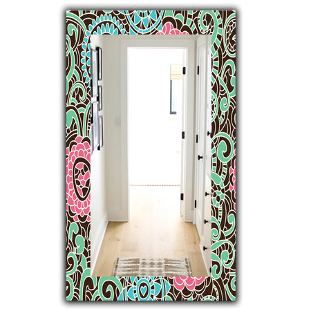 Pink Blossom 26 - Traditional Mirror - Wall Mirror
