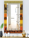 African Wildlife - Bohemian and Eclectic Mirror - Frameless Wall Mirror