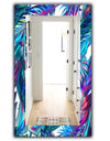 Tropical Mood Blue 9 - Bohemian and Eclectic Mirror - Wall Mirror