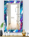 Tropical Mood Blue 9 - Bohemian and Eclectic Mirror - Wall Mirror