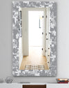Grey Pixelation - Mid-Century Mirror - Wall Mirror