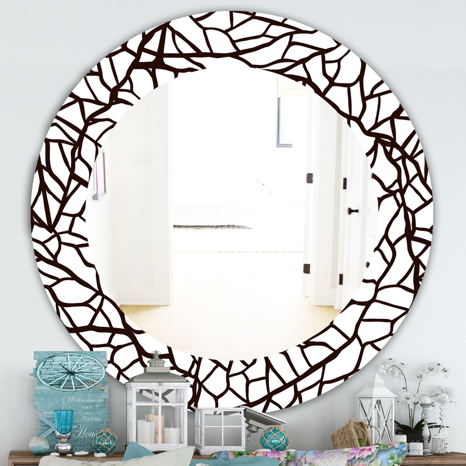 Scandinavian 20 - Traditional Mirror - Oval or Round Wall Mirror