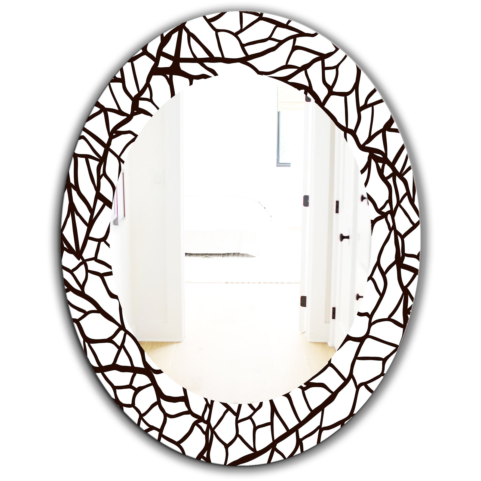 Scandinavian 20 - Traditional Mirror - Oval or Round Wall Mirror