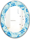 Costal Creatures 16 - Traditional Mirror - Oval or Round Wall Mirror