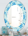 Costal Creatures 16 - Traditional Mirror - Oval or Round Wall Mirror