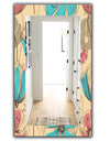 Pink Blossom 27 - Bohemian and Eclectic Mirror - Vanity Mirror