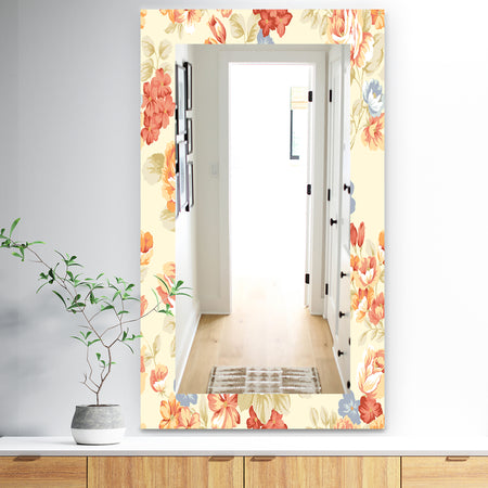 Pink Blossom 28 - Traditional Mirror - Vanity Mirror