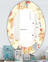 Pink Blossom 28 - Traditional Mirror - Oval or Round Wall Mirror