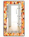 Triangular Colourfields 27 - Traditional Mirror - Wall Mirror