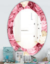 Pink Blossom 29 - Traditional Mirror - Oval or Round Wall Mirror