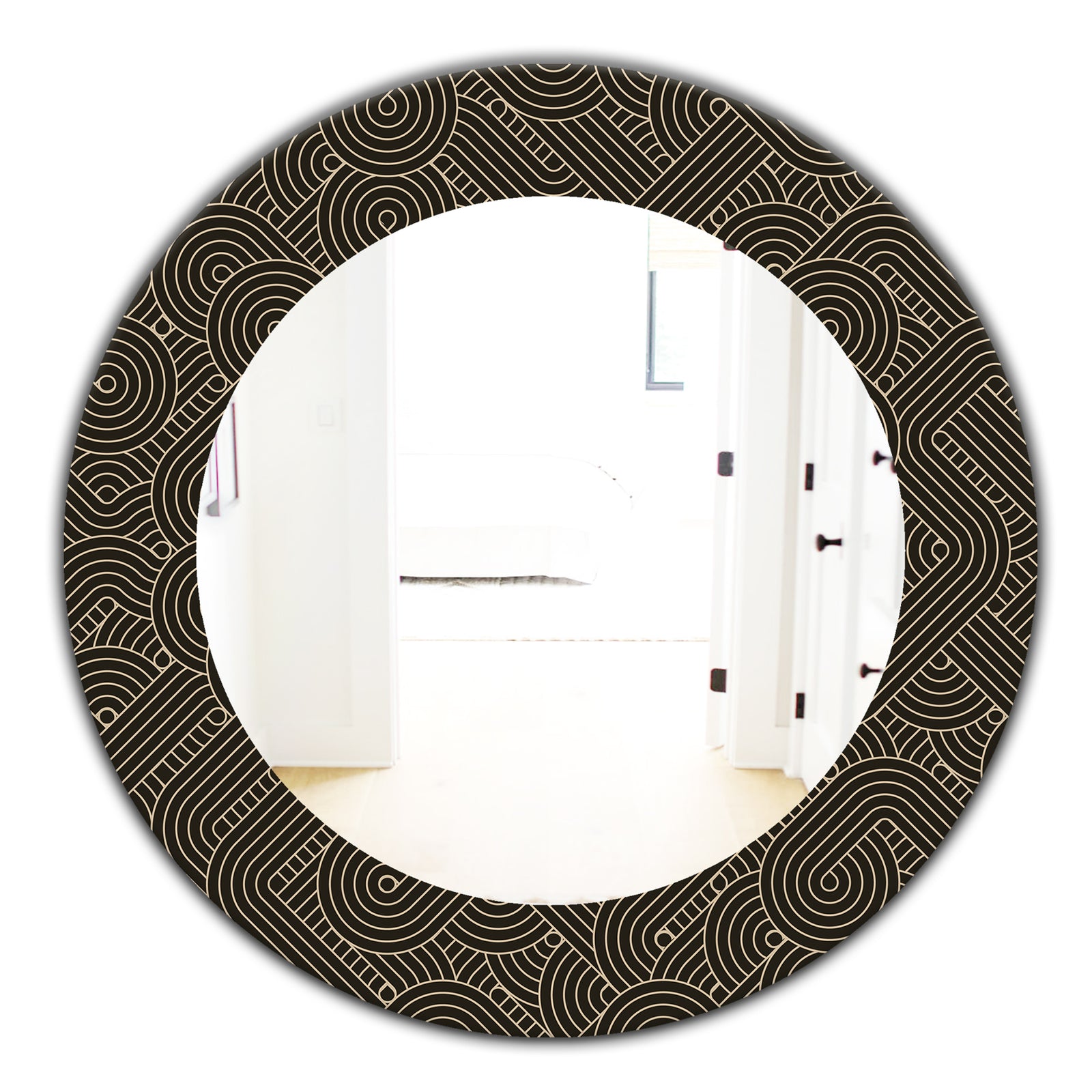Scandinavian 22 - Mid-Century Mirror - Frameless Oval or Round Wall Mirror