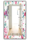 Pink Blossom 31 - Traditional Mirror - Frameless Wall Mirror