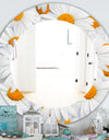 Daisy Hearts Close - Traditional Mirror - Frameless Oval or Round Wall Mirror