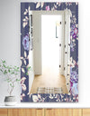 Blue Roses - Traditional Mirror - Frameless Wall Mirror