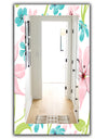 Pink Blossom 32 - Traditional Mirror - Frameless Wall Mirror