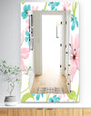 Pink Blossom 32 - Traditional Mirror - Frameless Wall Mirror