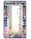 Pink Blossom 33 - Traditional Mirror - Frameless Wall Mirror