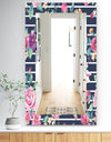 Pink Blossom 33 - Traditional Mirror - Frameless Wall Mirror