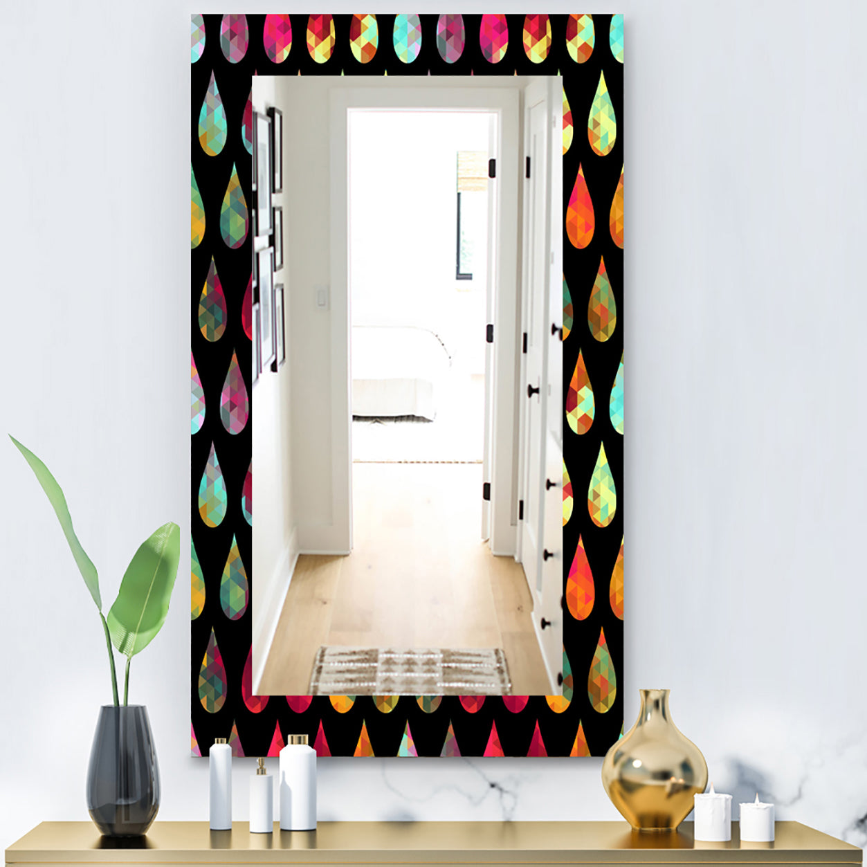 Obsidian Impressions 8 - Modern Mirror - Frameless Vanity Mirror