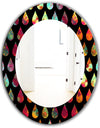 Obsidian Impressions 8 - Modern Mirror - Frameless Oval or Round Wall Mirror
